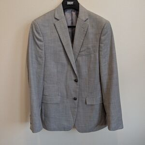 DKNY Men's Light Gray Sport Coat